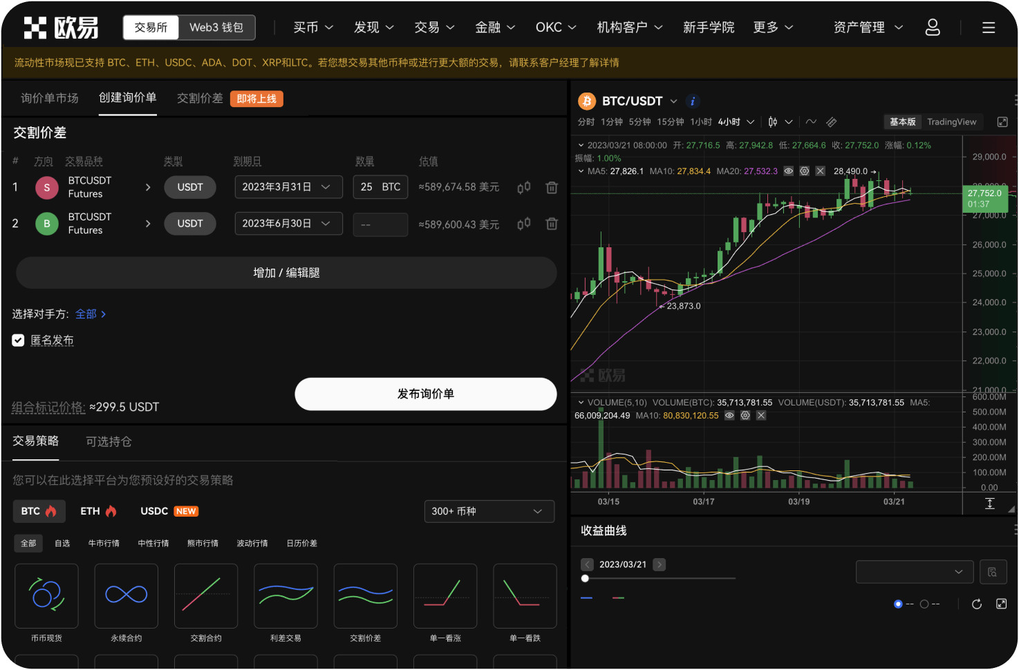 世链OK交易所的合约交易有什么特点
